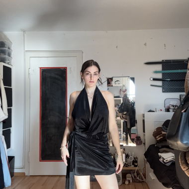 Robe courte Zara noire S