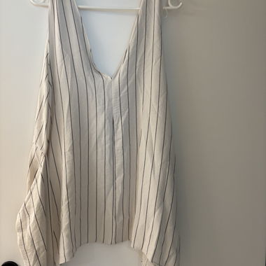 Zara gilet cache-cœur rayé