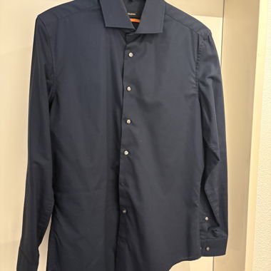 Camicia blu scuro