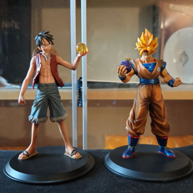 Luffy / Son Goku Crossover Figur