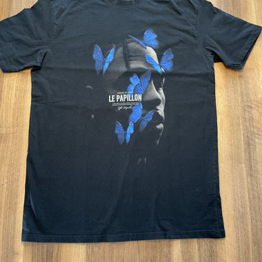 T-shirt noir Butterfly Mister Tee