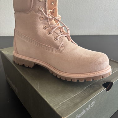 Bottines Timberland rose pâle