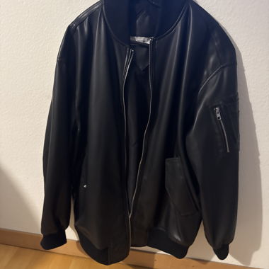 Lederjacke , Kunstleder 