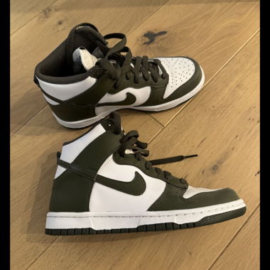 Nike Dunk High Grün Weiss Gr. 37.5