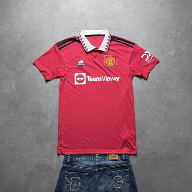 Vintage Manchester United Jersey Red S