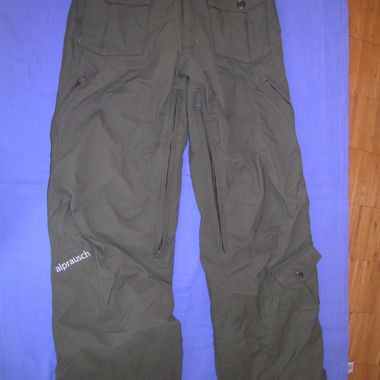Pantaloni da sci verdi, ALPRAUSCH, 34