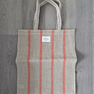 Sezane Jute-Shopper-Tasche