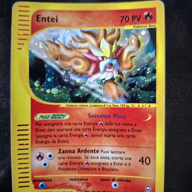 Pokémon-Karte Entei English Holo