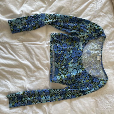 Top corto floreale MONKI XS