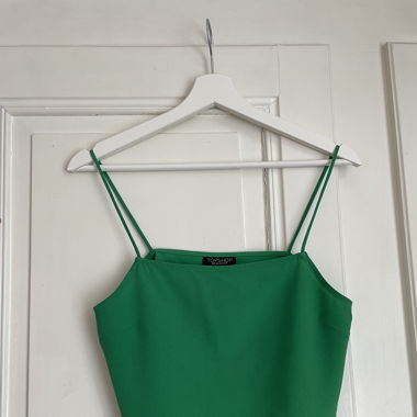 Topshop Green Crop Top