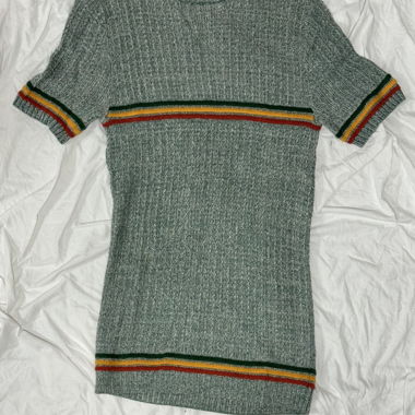 T-shirt lavorata a maglia