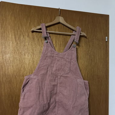 Cord-Latzkleid