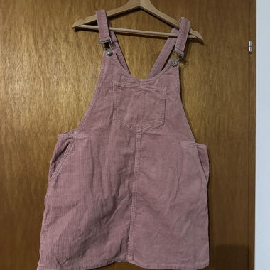 Cord-Latzkleid