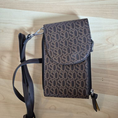 s.Oliver Handytasche braun gemustert