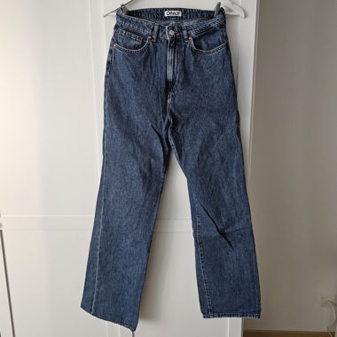Jeans a gamba larga