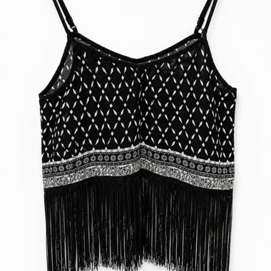 H&M Coachella Fringe Top