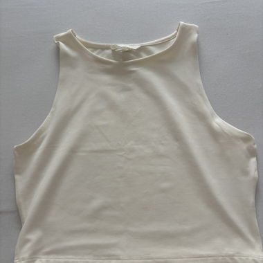 Weisses Crop Top