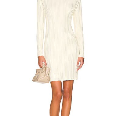 Robe Anine Bing Kira Buttercream taille S