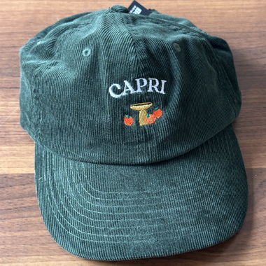Casquette en velours côtelé Capri