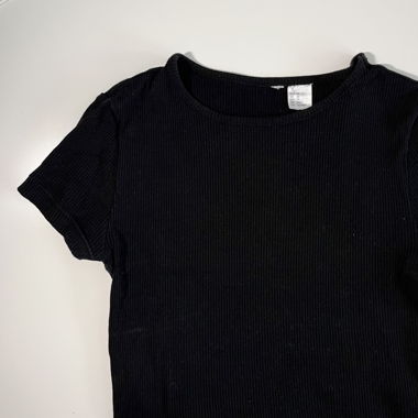 H&M - T-shirt nero a coste XS