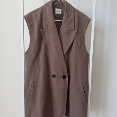 Brown Vest with Buttons
