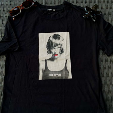 Stradivarius Red Lips Tee 