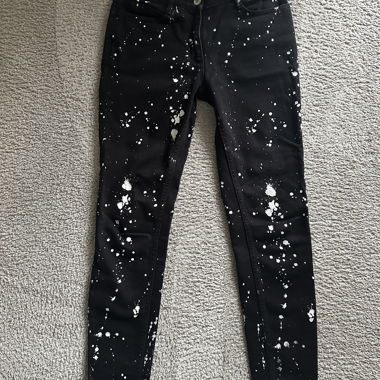 Jeans neri Sandro effetto vernice