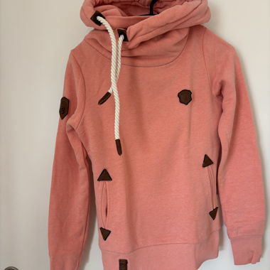 Felpa con cappuccio Naketano rosa