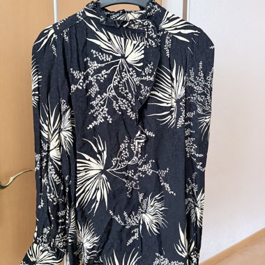 Ba&Sh blouse black and cream