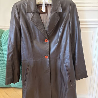 Veste en cuir Kuzu Paris