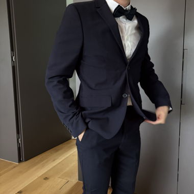 Anzug blau Blazer/Hose/Hemd