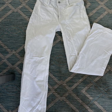 white jeans