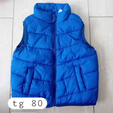 Gilet blu bambino