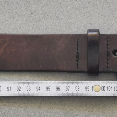 Ledergürtel, dunkelbraun, vintage, Länge107 cm