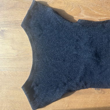 Rückenfreies glitzer Top