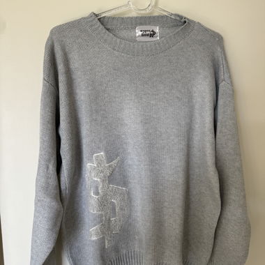 Maglione grigio Happines