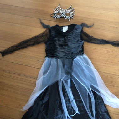 Kostüm & Maske Gothic Hexe Fee Gr 158/Damen XS