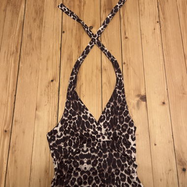 Leo-print Oberteil