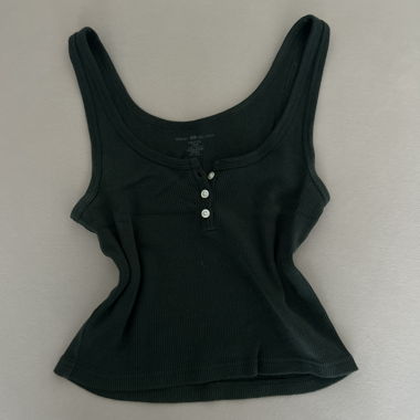 Brandymelville cropped top dark green