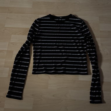 gestreiftes Langarmshirt 