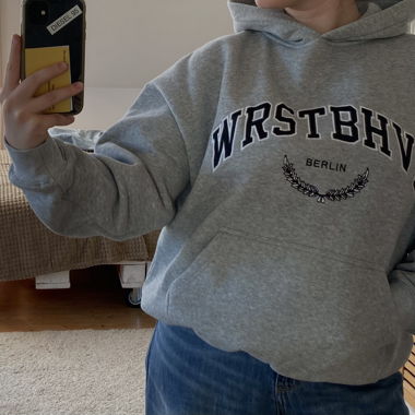 WRSTBHVR Hoodie, grey