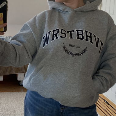 WRSTBHVR Hoodie, grigio