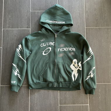 Close Friends sweat Jacke grün 