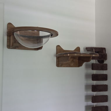 Wandmontierte Katzenmöbel