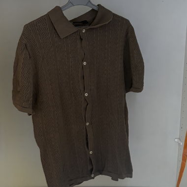 Maglia lavorata a maglia marrone Livergy