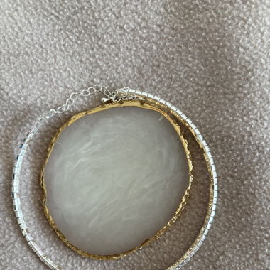 Glitzerndes Choker-Halsband