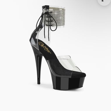 Pleaser platform heel pole dance shoes