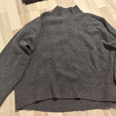 Maglione di Maglia Grigio