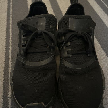 Black Adidas sneakers