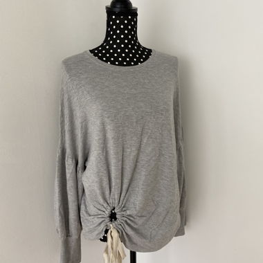 Haut en Coton Gris avec Cordon – Taille M